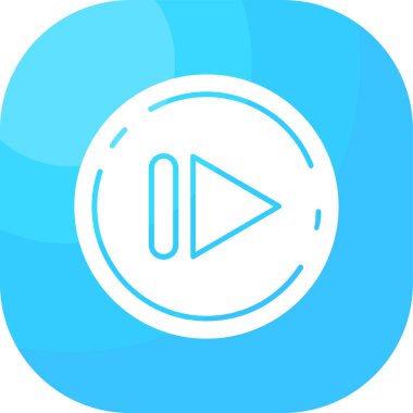 soyut arkaplan grubunda çalma simgesi izole