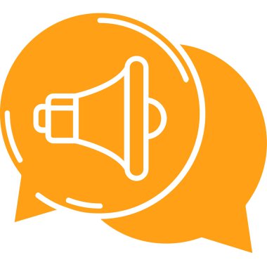 Konuşma baloncukları. Basit tasarım vektörü simgesi