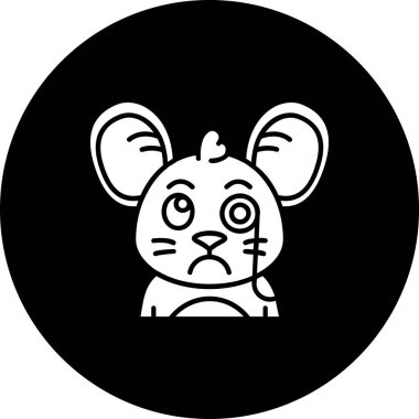 fare düz simgesi, vektör çizim