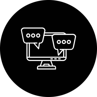 Web simgesi vektör illüstrasyonu