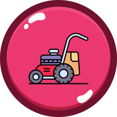 Bir kamyonun vektör simgesi