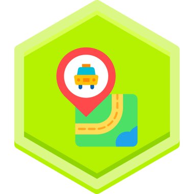 konum pin konumu simgesi düz biçimli