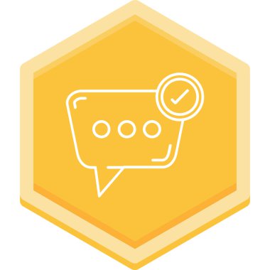 Sohbet balonu Basit tasarım