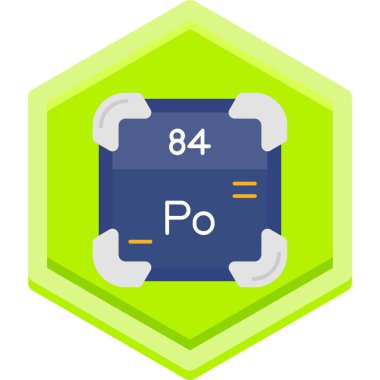 Kimyasal ikon vektör. logotype