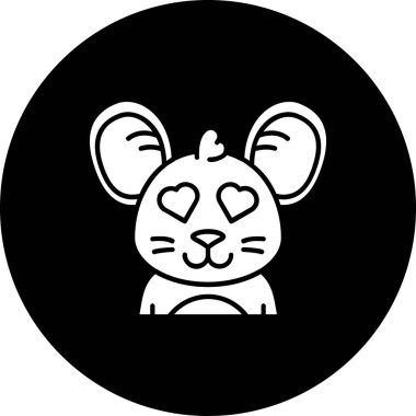 Şirin küçük farenin vektör çizimi