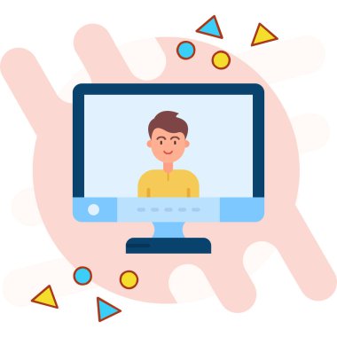 adam dizüstü bilgisayar ve cep