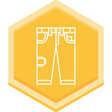 Modern bir simgenin vektör illüstrasyonu