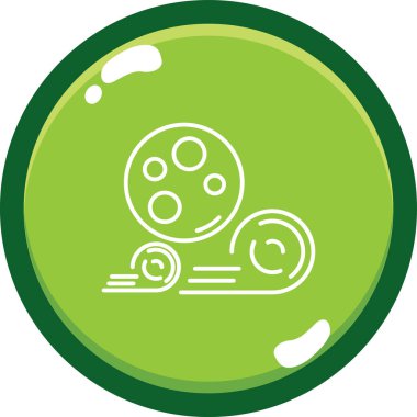 Yeşil ve beyaz arkaplanın vektör çizimi