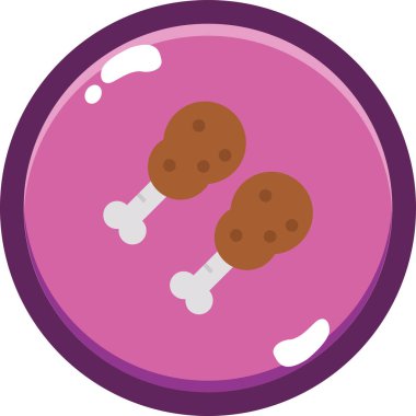 Bowling simgesi, vektör illüstrasyonu