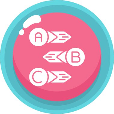 Oklar vektör simgesi modern basit tasarım illüstrasyonu