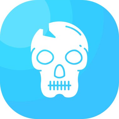 kafatası simgesi modada izole edilmiş arkaplan