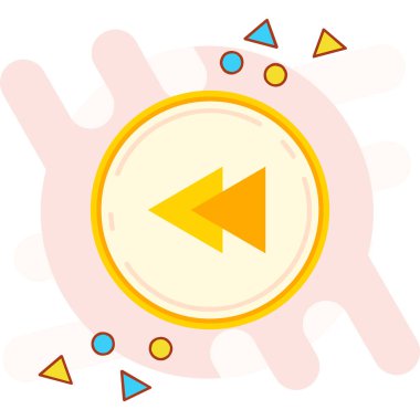 Müzik simgesi vektör illüstrasyonu