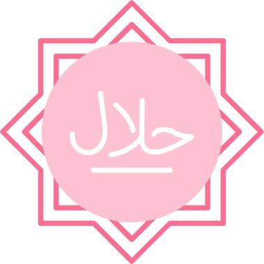 Arapça simge vektör illüstrasyonu