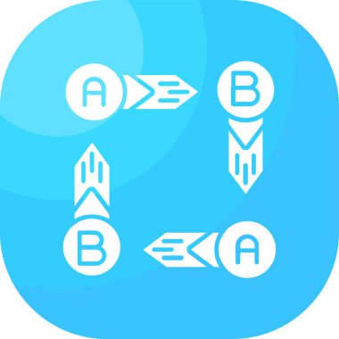 Oklar web simgesi vektör illüstrasyonu