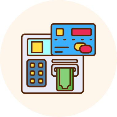 Modern simgenin vektör illüstrasyonu