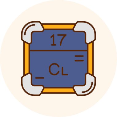 çip simgesi. Web için çip vektör simgelerinin basit çizimi