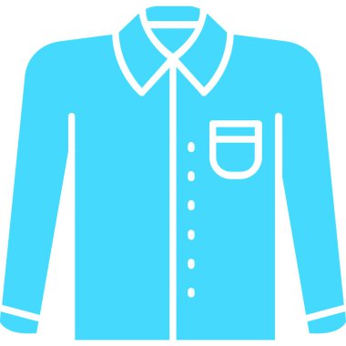 Gömlek. Web simgesi basit illüstrasyon