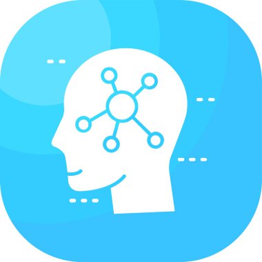 vektördeki beyin simgesi