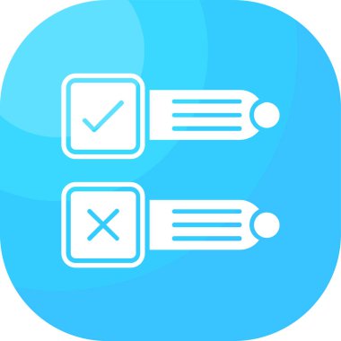 Beyaz arka plan üzerinde izole simgesini denetleyin