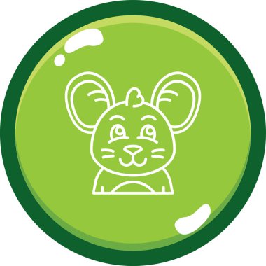 Tavşan. Web simgesi basit illüstrasyon