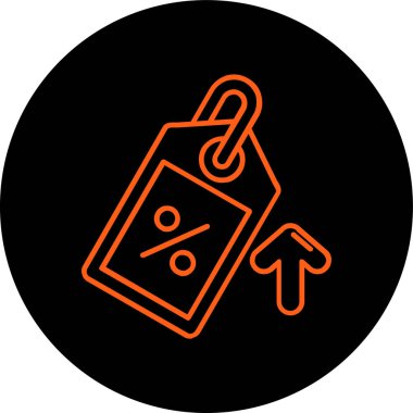 etiket simgesi vektör illüstrasyonu