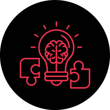 Vektör Beyin simgesi illüstrasyonu