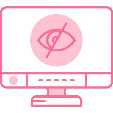 Göz simgesinin vektör illüstrasyonu