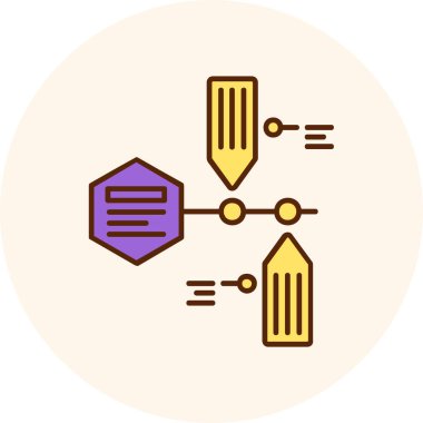 veri analiz simgesi vektör illüstrasyonu
