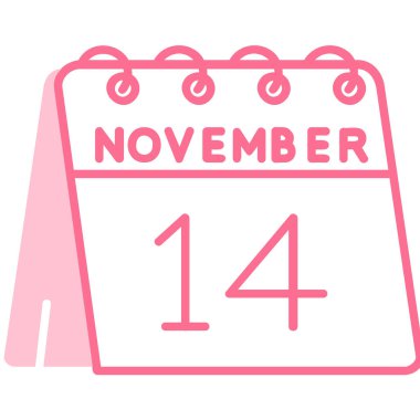 Takvim simgesi vektör illüstrasyonu