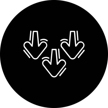 Modern simgenin vektör illüstrasyonu