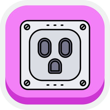 socket vector icon design