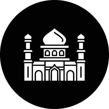 Cami simgesinin vektör illüstrasyonu