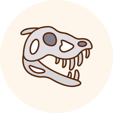 Dinozor temalı vektör illüstrasyonu