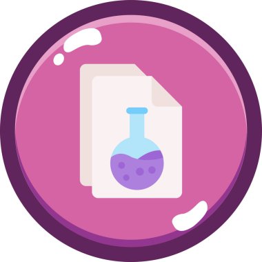 Taslak biçiminde iksir simgesi şişesi