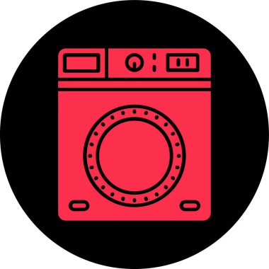 Yıkama. Web simgesi basit illüstrasyon