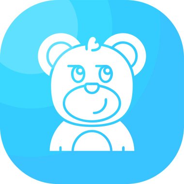 sevimli küçük ayı simgesi