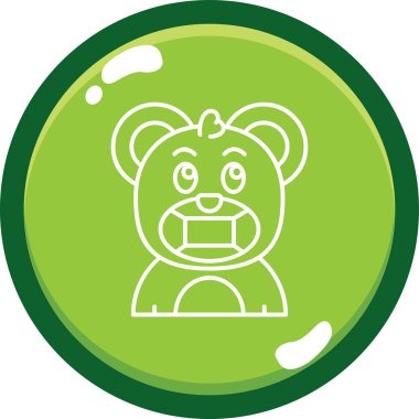 Çizgi film kedisinin vektör çizimi