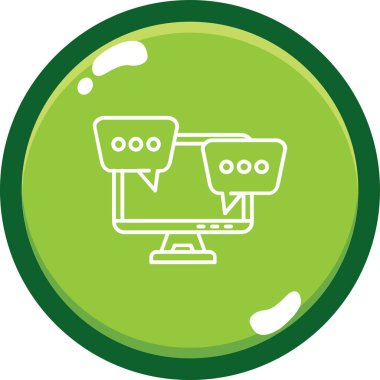 İş ve finans simgesinin vektör illüstrasyonu