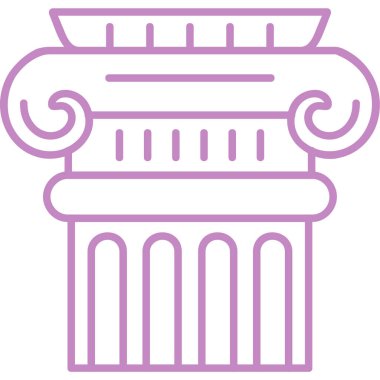 Sütun. Web simgesi basit tasarım