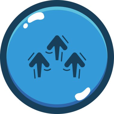 ok simgesi vektör illüstrasyonu