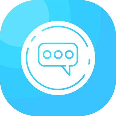 Konuş. Web simgesi basit tasarım