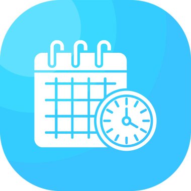 Takvim simgesi vektör illüstrasyonu