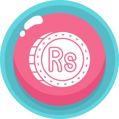 ruble. Web simgesi basit illüstrasyon