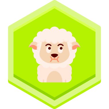 Beyaz arkaplanda izole edilmiş şirin hayvan çizgi filmi çizimi