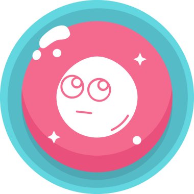 Ay. Web simgesi basit illüstrasyon