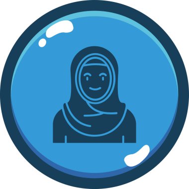 tesettür kadın avatar simgesi