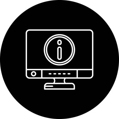 Web simgesi, basit vektör illüstrasyonu