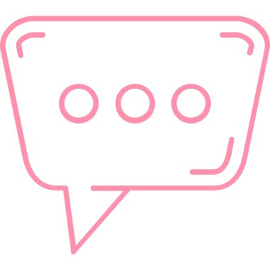 Konuş. Web simgesi basit illüstrasyon