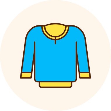 Gömlek. Web simgesi basit illüstrasyon