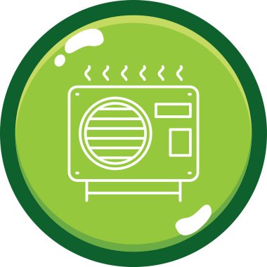 Vektör TV simgesi illüstrasyonu